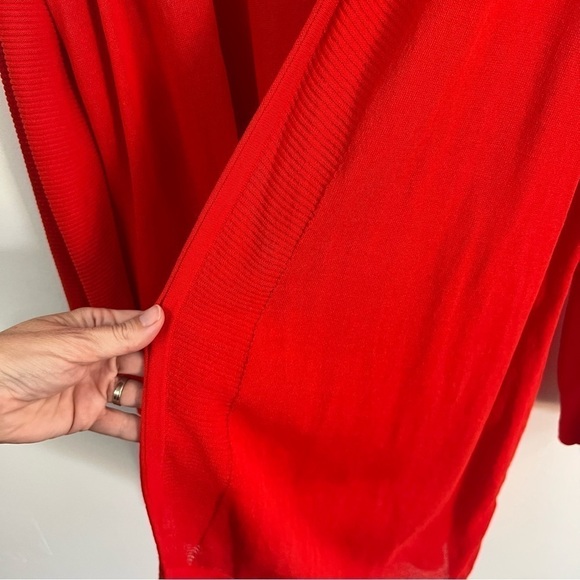 Chico’s High Low Hem Ribbed Cotton Blend Cardigan - Picture 6 of 13